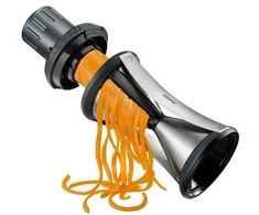 GEFU SPIRELLI XL slicer Manual Juodas, Nerūdijantis plienas Plastic, Nerūdijantis plienas