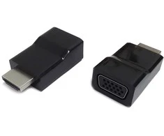 Gembird | HDMI į VGA adapteris, vienas prievadas | Juodas | HDMI | VGA