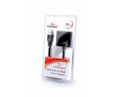 GEMBIRD AB-U3M-VGAF-01 USB 3.0 to VGA video adapter juodas blister