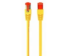 GEMBIRD PP6A-LSZHCU-Y-0,5M Gembird patchcord RJ45, kat. 6A,SFTP, LSZH, 0,5m, geltona