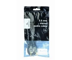 GARSO KABELIS 3,5 MM 1,5 M / CCAP-3535 MM-1,5 M GEMBIRD