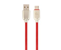 USB laidas Gembird USB-A - USB-C 1 m Raudona (CC- USB2R-AMCM- 2M-R)