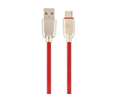 USB laidas Gembird USB-A - USB-C 1 m Raudona (CC- USB2R-AMCM- 2M-R)