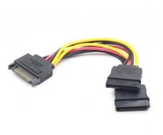 GEMBIRD CC-SATAM2F-01 maitinimo skirstytuvas SATA 15 kontaktų -> 2x SATA HDD - tiesus