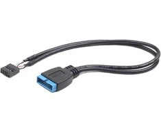 GEMBIRD adapteris USB 3.0 (FP) - USB 2.0 (MB) 30 cm