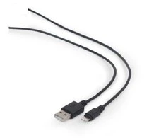 GEMBIRD CC-USB2-AMLM-1M USB duomenų sinchronizavimo ir įkrovimo 8 kontaktų kabelis 1m juodas
