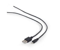 GEMBIRD CC-USB2-AMLM-1M USB duomenų sinchronizavimo ir įkrovimo 8 kontaktų kabelis 1m juodas