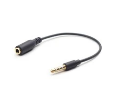 Gembird Kabelis stereo MINIJACK-> MINIJACK M/F 17.5cm zamienione piny dla Apple/Samsung/Nokia