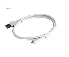 GEMBIRD CCP-MUSB2-AMBM-W-1M Gembird micro USB 2.0 kabelis AM-MBM5P 1m, baltas