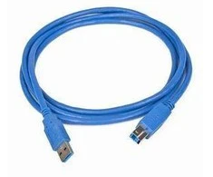 GEMBIRD CCP-USB3-AMBM-6 aukštos klasės USB 3.0 kabelis, USB A tipo kištukas - USB B tipo kištukas, 3 metrai, mėlynas