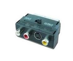 GEMBIRD CCV-4415 Gembird Adapteris SCART kištukas prie 3 RCA lizdų ir 1 S-Video lizdo su jungikliu