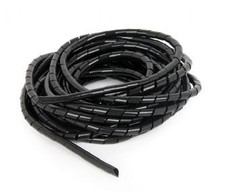 GEMBIRD CM-WR1210-01 kabelių laikiklis - Spiral Wrapping Band 10m juodas 12mm