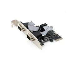 GEMBIRD SPC-22 PCI Express kortelė 2x serijinė žemo profilio