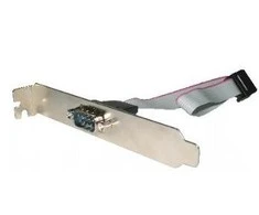 GEMBIRD prievadas COM RS232 9PIN DB9M PIN 1:1 ant lizdo dangtelio