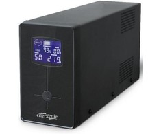 EnerGenie UPS su LCD ekranu, Juodas 650 VA, 390 W, 220 V