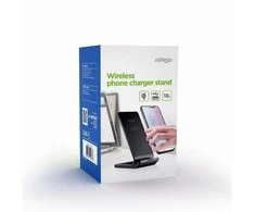 Gembird ENERGENIE EG-WPC10-02 Bevielio telefono įkroviklio stovas 10 W juodos spalvos