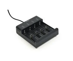 Gembird ENERGENIE BC-USB-02 Ni-MH + Li-ion Fast Baterija Charger juodas