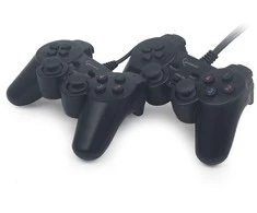 Gembird | Dvigubas USB dvigubos vibracijos žaidimų pultelis