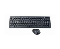 Klaviatūra gembird Kabelloses Desktop-Set juodas DE-išdėstymas