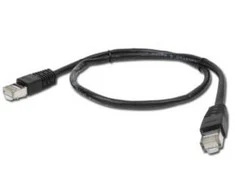 GEMBIRD PP6-3M/BK Gembird patchcord RJ45, kat. 6, FTP, 3m, juoda