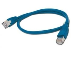 GEMBIRD PP6-1M/B Gembird patchcord RJ45, cat. 6, FTP, 1m, Mėlyna