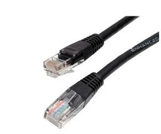 Gembird Cablexpert | Komutacinis laidas | PP12-0.5M/BK | Juodas RJ45 kištukas | RJ45 kištukas