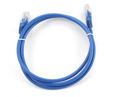 GEMBIRD PP12-1M/B Gembird patchcord RJ45, cat.5e, UTP, 1m, mėlynas