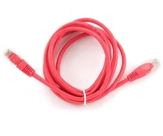 GEMBIRD PP12-2M/R Gembird patchcord RJ45, cat.5e, UTP, 2m, raudona