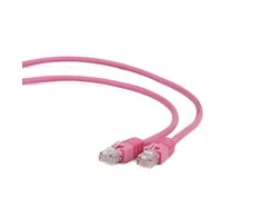 GEMBIRD PP12-2M/RO Gembird patchcord RJ45, cat.5e, UTP, 2m, rožinė
