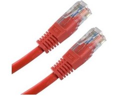 GEMBIRD PP12-3M/R Gembird patchcord RJ45, cat.5e, UTP, 3m, raudona