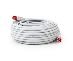 GEMBIRD PP6A-LSZHCU-20M Gembird patchcord RJ45, kat. 6A,SFTP, LSZH, 20m, pilka