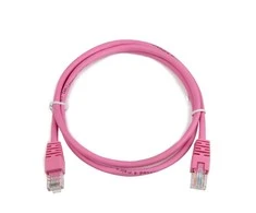 GEMBIRD PP12-0.5M/RO Gembird patchcord RJ45, cat.5e, UTP, 0.5m, rožinė