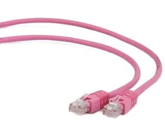 GEMBIRD PP12-3M/RO Gembird patchcord RJ45, cat.5e, UTP, 3m, rožinė