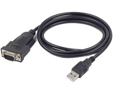 GEMBIRD UAS-DB9M-02 Gembird USB į nuoseklųjį prievadą keitiklis DB9M juodas