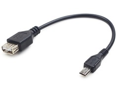 Gembird mUSB B - USB A F laidas, 0.15m,OTG