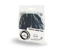 GEMBIRD VT-210X12 Velcro kabelių raiščiai 210mm maišelis 100 vnt juodas