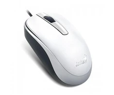 KYE 31010105107 Genius optinė pelė su laidu DX-120, Baltas