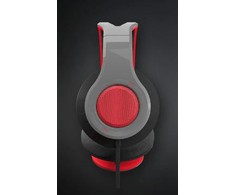 Gioteck TX30 Mega Pack įsk. Stereo Game &amp; Go ausinės (pilka / raudona), dėklas ir apsauginis rinkinys (jungiklis)