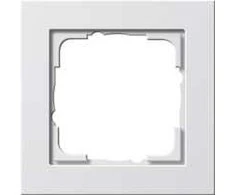 GIRA E2 - Baltas - Thermoplastic - Screwless - 80.8 mm - 80.8 mm - 9.3 mm