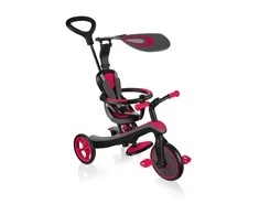 Daugiafunkcinis triratukas Globber Explorer Trike 4in1, raudonas, 632-102