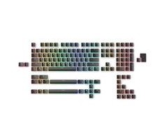 Klaviatūra Glorious Aura Keycaps - 145 Keycaps, US išdėstymas, juodos spalvos