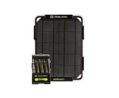 Goalzero „Goal Zero GUIDE 12“ + „NOMAD 5“, juoda, žalia, skaitmeninis fotoaparatas, žibintuvėlis, mobilusis telefonas / išmanusis telefonas, planšetinis kompiuteris, CE, FCC, nikelio-metalo hidrido (NiMH), 2500 mAh, saulės energija varomas, USB