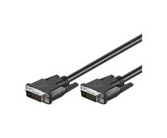 Kabelis Goobay DVI-D - DVI-D 0.5m juoda (93295)