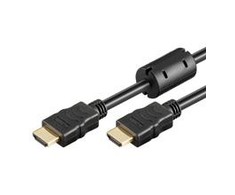 Goobay High Speed HDMI Cable With Ethernet (Ferrite) 31911 Black