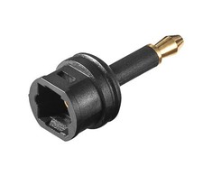 „Goobay“ AV adapteris „Toslink“ – 3,5 mm juodas lizdas (11922)