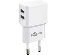 Goobay Maitinimo šaltinis 5V 2.4A - 2xUSB lizdai