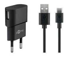 Goobay | 45298 USB-C įkroviklio rinkinys (5 W), laidas 1 m
