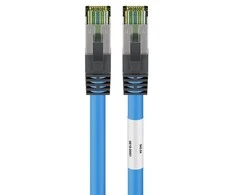 Goobay CAT 8.1 pataisinis kabelis, S/FTP (PiMF), - Kabelio ilgis 1 m
