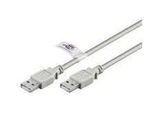 Kabelis USB Goobay USB-A - USB-A 2 m Pilka (JAB-758935)