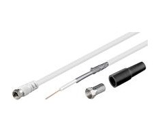 Goobay koaksialinio kabelio komplektas, 20 m, baltas